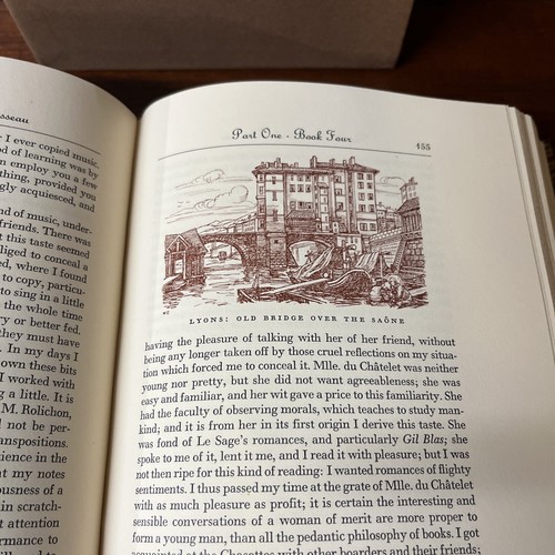 The Confessions of Jean-Jacques Rousseau Limited Editions Club 1955 SIGNED #750 - Picture 6 of 9