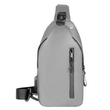Mochila bandolera de nailon con correa ajustable para deporte y uso diario