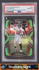 2020 PANINI SELECT #201 TOM BRADY NEON GREEN PRIZM DIE-CUT CLUB PSA 10