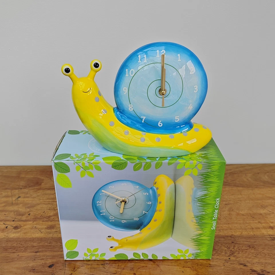 Aynsley Snail Table Clock Animal Party Nursery Collection BNIB New Boxed - Image 3 of 4