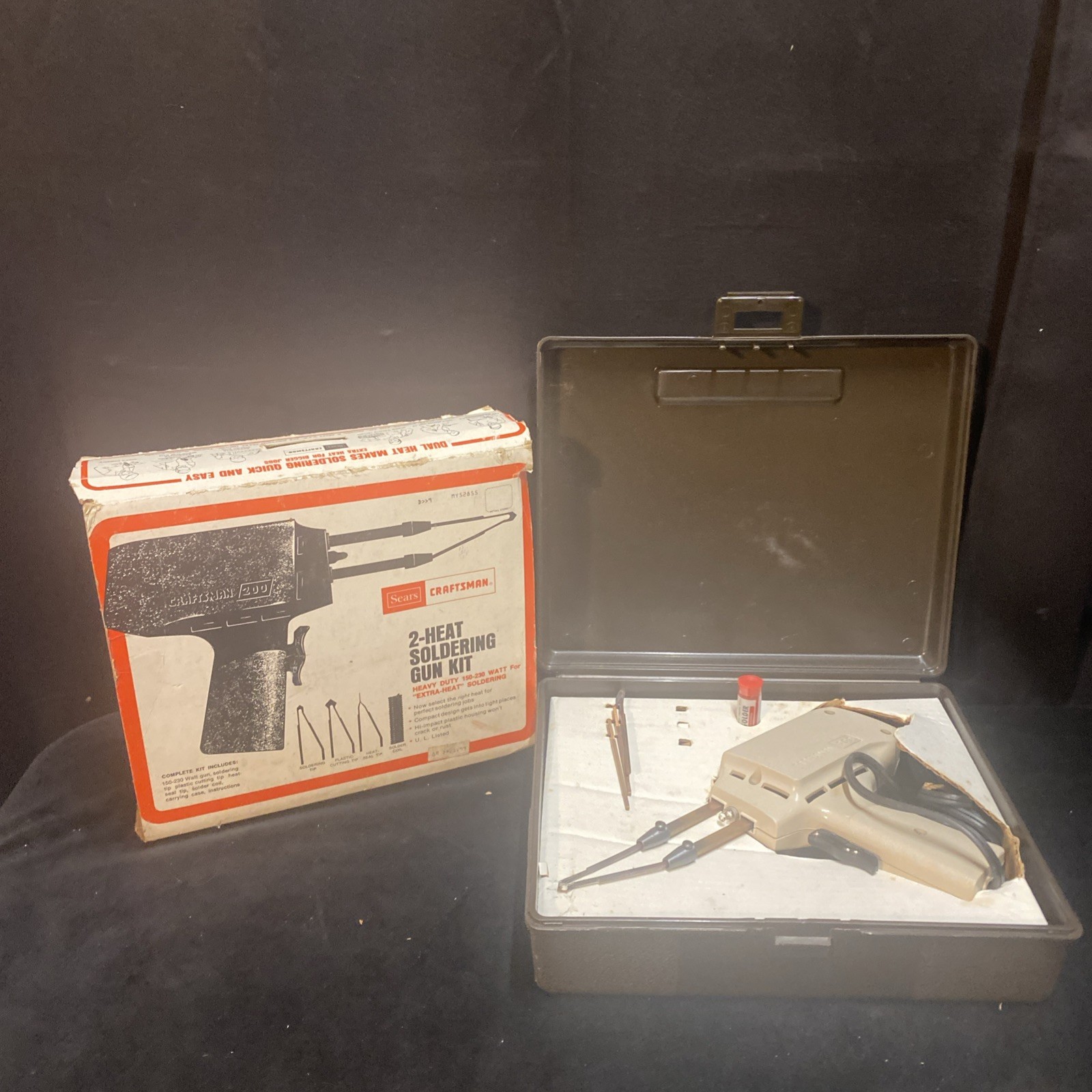 CRAFTSMAN  2 HEAT HEAVY DUTY SOLDERING GUN   (150/230) KIT NO. 9-52855