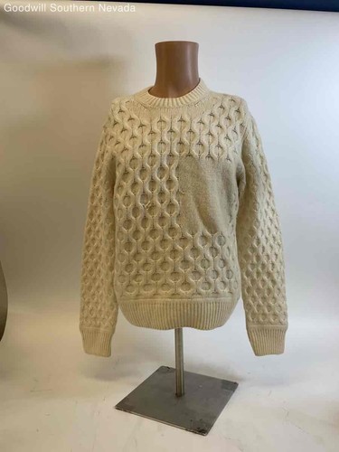 Kent And Curwen Men's Cream Sweater - Size M