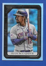 2021 Topps Gallery - Francisco Lindor #104 Rainbow Foil