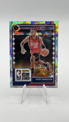 2023-24 Panini Nba Hoops Premium Stock - Rising Stars Scoot Henderson #280 Ice