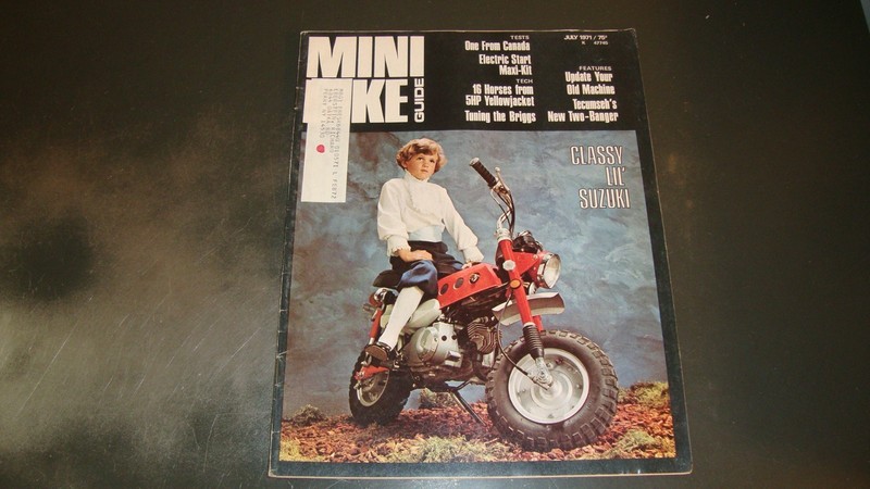 MINI BIKE GUIDE MAGAZINE JULY 1971
