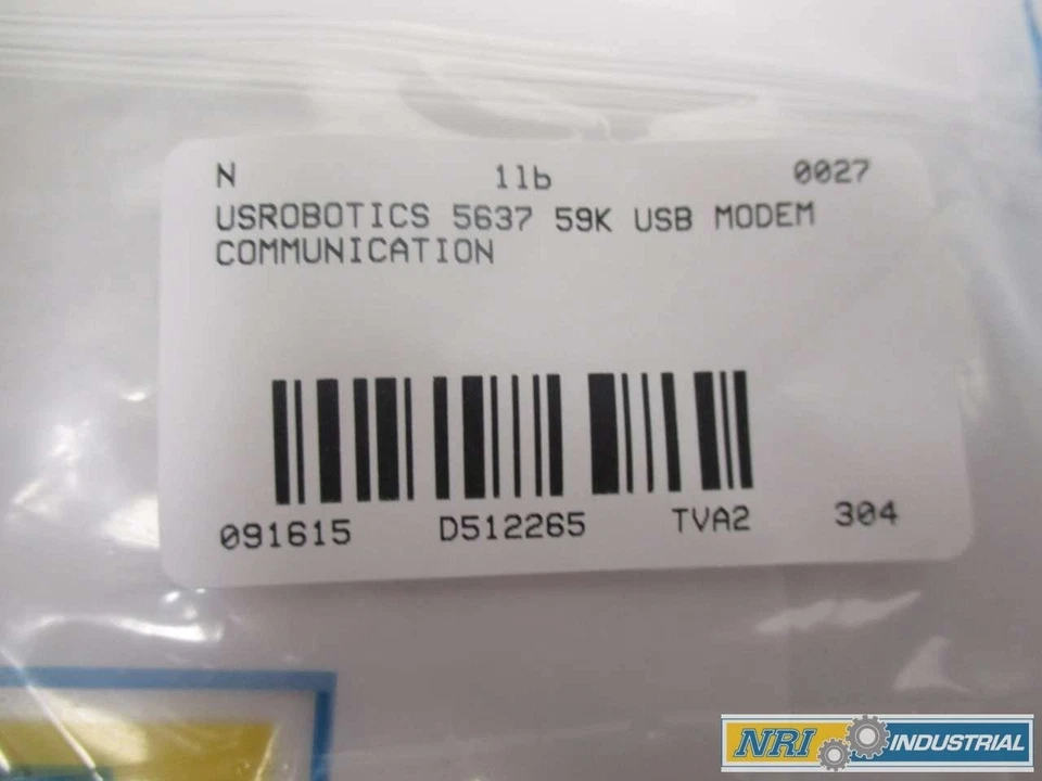 U.S. Robotics USR5637 56K USB Controller Dial-Up External Fax Modem with Voice - Image 2 of 4