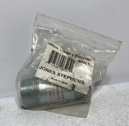 Jones Stephens D06525 Dielectric Nipple 1-1/4" x 4" MIP - Picture 1 of 3