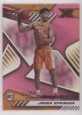 2021-22 Panini Chronicles Draft Picks XR Pink Jaden Springer #180 Rookie RC 0kr5