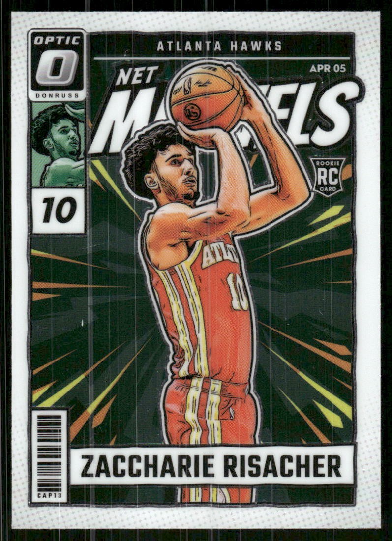2024-25 Donruss Optic #25 Zaccharie Risacher Net Marvels