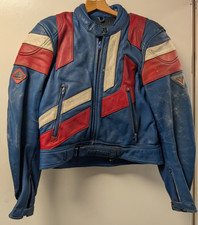 Frank Thomas Vintage Motorcycle Leather Jacket & Trousers (Loc B-15)