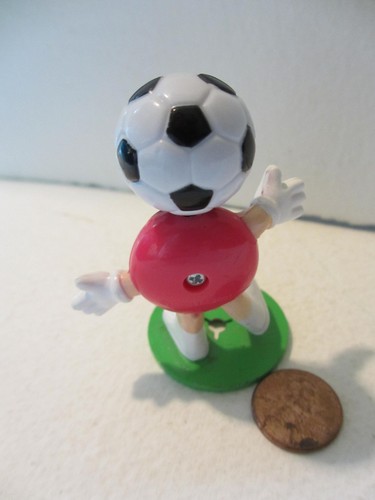 Soccer Figure: M & M's. 1990s 2 inches. - Picture 2 of 2