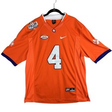 Clemson Tigers Watson #4 Jersey Mens XL NCAA Football Nike Orange ACC Home