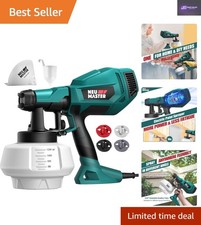 Electric Paint Sprayer 1200ML with 4 Nozzles & 3 Patterns for Effortless DIY