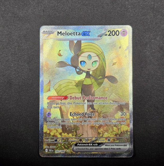 Meloetta ex 167/086 Sv: Black Bolt Holo Special Illustration Rare NM