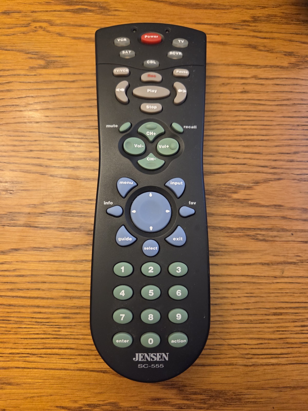 OEM JENSEN SC-555 Remote Control Universal Home Theater Test