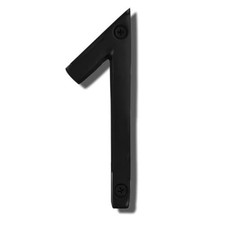 Floating House Numbers, 5 inch Aluminum Black House Numbers for Outside - Num...