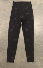 Leggings de tiro alto Aerie Chill Play Move estampado de estrellas azul marino negro para mujer talla pequeña