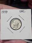 1939 - Mercury Dime Uncirculated- Exact Coin Imaged ✨️