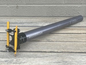 Vintage Woodman Components SL Plus Seatpost 30.9 x 390mm - Gray
