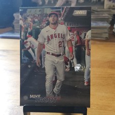 Topps Stadium Club Mike Trout #179 Los Angeles Angels Baseball 2022