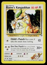 Pokemon Card Gym Heroes Blaine's Kangaskhan 36/132 Unlimited Uncommon on eBay