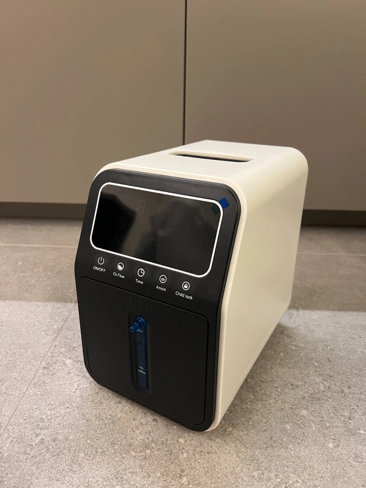 Creliver Tragbarer Sauerstoffkonzentrator, Verneblerfunktion, Reinheit 93 - Bild 2 von 4