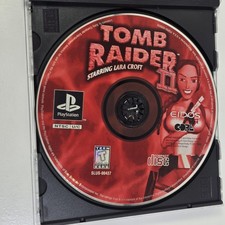 Tomb Raider II (PlayStation 1, PS1) Black Label CIB Complete Case Manual Disc