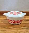 Vintage Pyrex Friendship Casserole Dish 2.5 Quart 475-B + Lid Red Birds