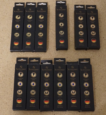 12 Lot Scriveiner Rollerball Refill & Ballpoint Refills (Box Damage, NEW)