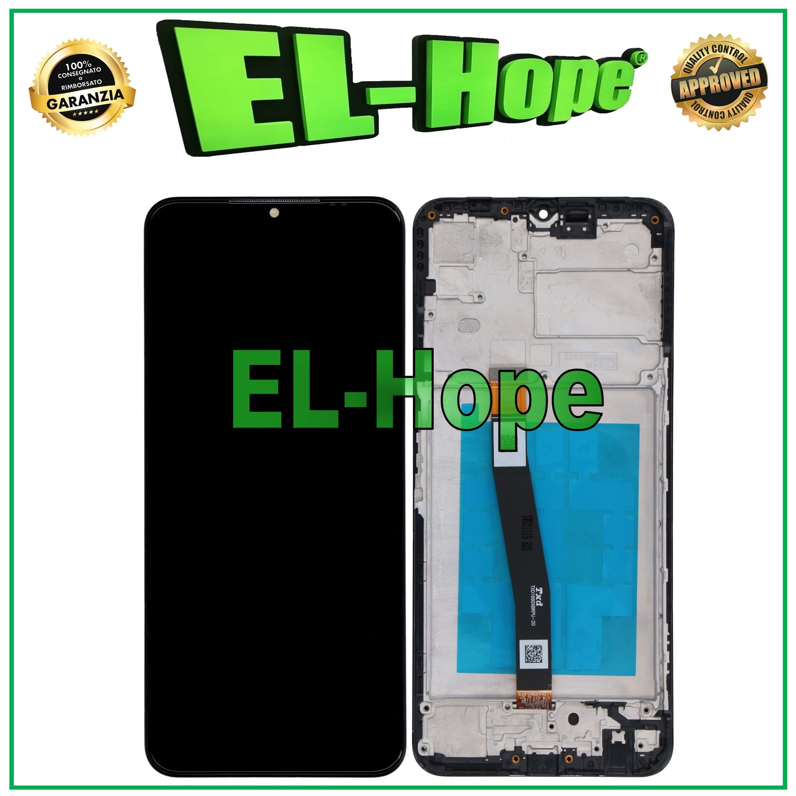 DISPLAY LCD + FRAME SAMSUNG GALAXY A22 5G 2021 SM-A226 TOUCH SCREEN ASSEMBLATO