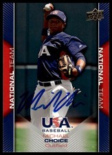 Michael Choice 2009 Upper Deck USA Box Set #7 Auto Autographed Signed Card