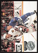 Michel Goulet, 1991-92 Pro Set Platinum, #PC15, Chicago Blackhawks,