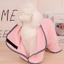 Pet Bath Towel Quick Dry Towel Pet Dog Absorbent Bathrobe Cat Drying Bathing Pro