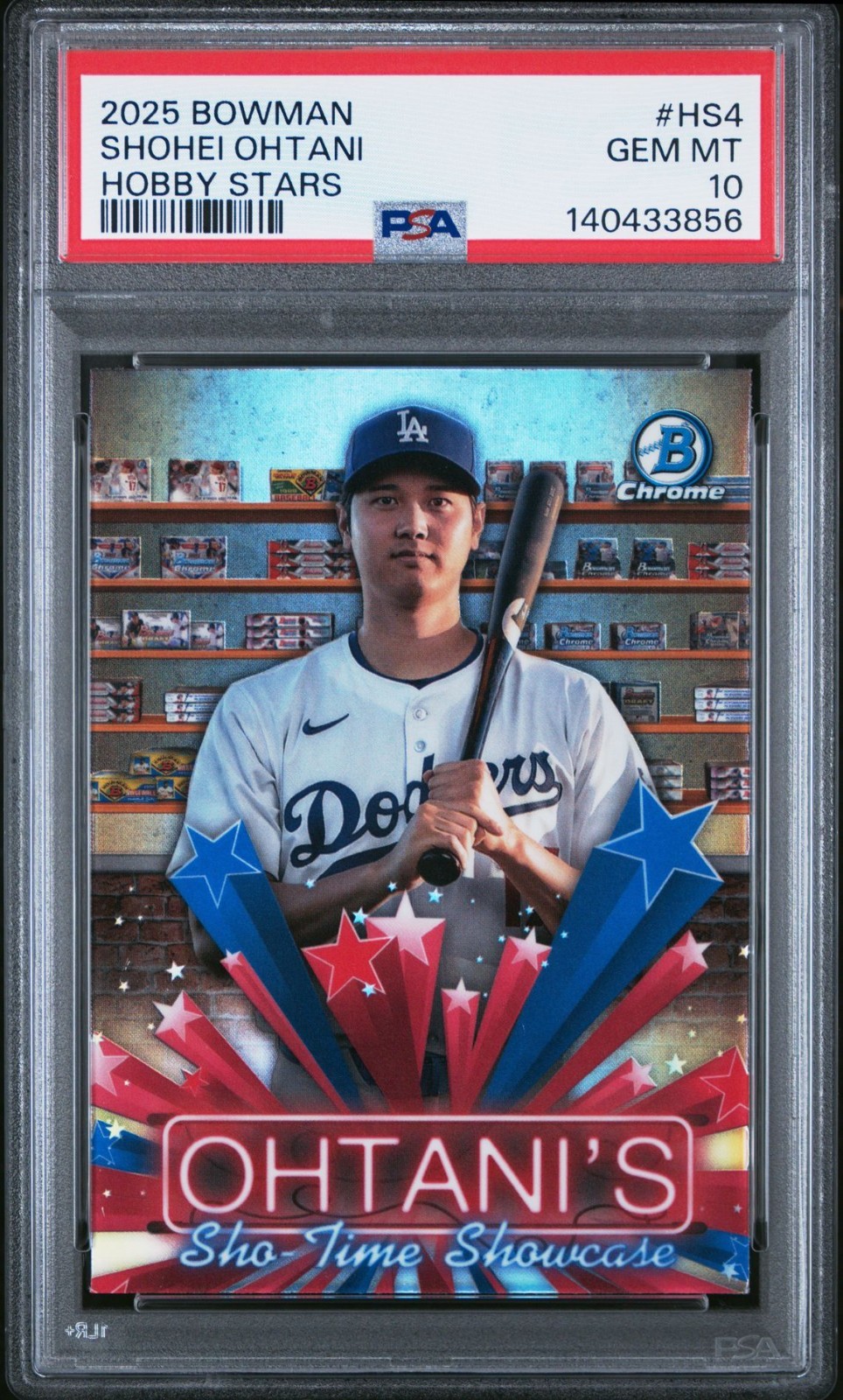 2025 Bowman Chrome Hobby Stars Shohei Ohtani #HS4 PSA 10 GEM MINT