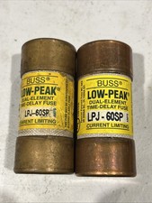   Buss Low-Peak LPJ-60SP Dual-Element Time-Delay Fuse, New Free Shipping    