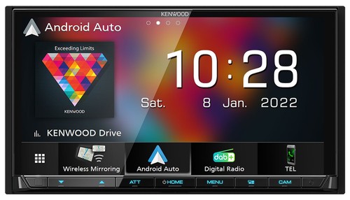Kenwood MP3 2DIN USB DAB Bluetooth Autoradio für Mercedes SL-Klasse R230 10/2001 - Bild 5 von 10
