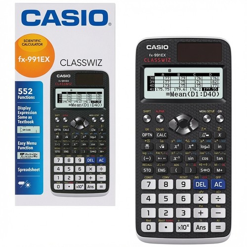 Casio Fx-991ex Classwiz Advanced Engineering Scientific Calculator-552 Function
