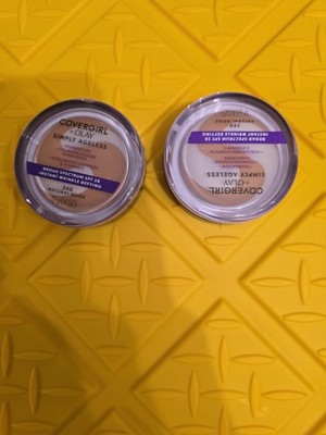 2 PK COVERGIRL Olay Simply Ageless Foundation 240 NATURAL BEIGE,  SEALED