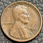 1925-S Lincoln Wheat Cent Penny VF-XF+ Vintage Early 1900s San Francisco Vintage