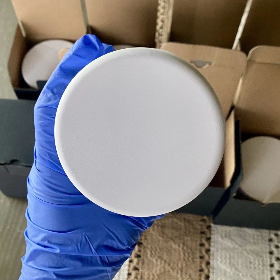 8 Makesy 9oz White Candle Tins w/ Lids | Matte Gift Jars | Bulk Candle Vessels - Image 2 of 4