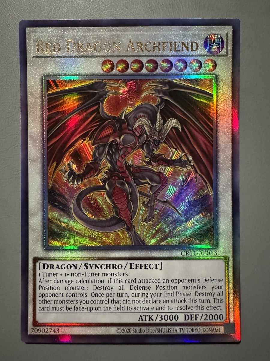 YUGIOH RED DRAGON ARCHFIEND ASIA ENGLISH EDITION CR11-AE013