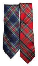Lot Of 2 Boys Ties Chaps And Nautica Geometric Design