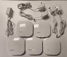 Eero Pro 2nd Gen B010001 Mesh Wi-Fi System  LOT OF 5 UNITS 
