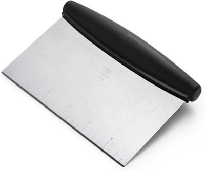 OXO Good Grips Stainless Steel Multi-Purpose Scraper & Chopper, Dough Cutter for