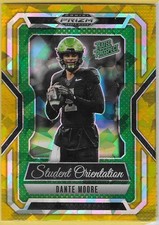 2025 Prizm Draft Picks Student Orientation Cracked Ice Dante Moore