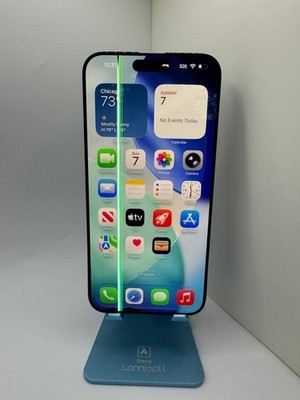 iPhone 15 Pro Max OEM Screen Original - Green Line & Bottom Black Spot - READ