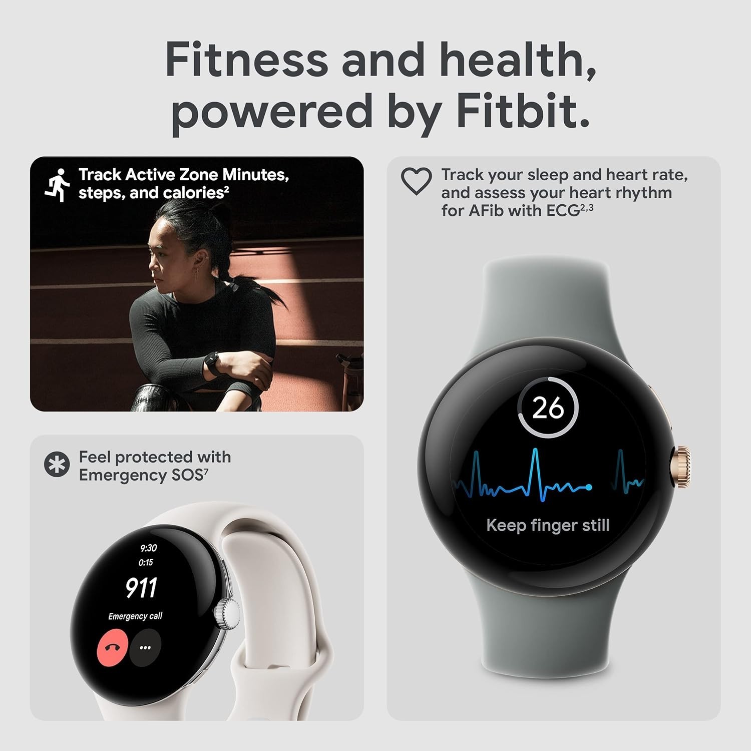 Google Pixel Watch - Wi-Fi & LTE - Smartwatch - 41mm - Black Colour