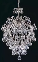 Luxus LüSter Deckenleuchter Deckenlampe Kronleuchter Kristall Silber