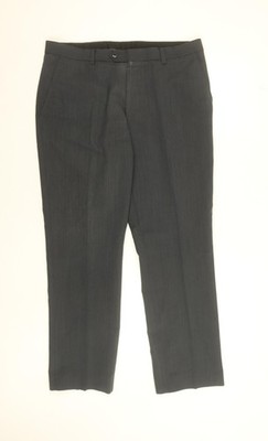 Next Anzughose Herren schwarz Wollmischung 34S normale Passform