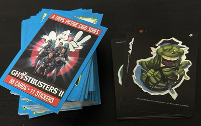 1989 Topps Ghostbusters II Complete Trading Card Set 99 Cards